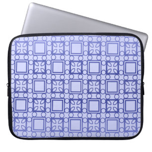 Housse Pour Ordinateur Portable Modèle décoratif vintage motif géométrique transpa