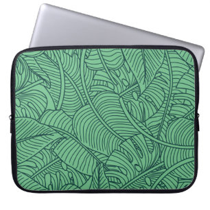 Housse Pour Ordinateur Portable Modèle floral Feuille tropical