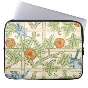 Housse Pour Ordinateur Portable Modèle sans couture de treillis de William Morris