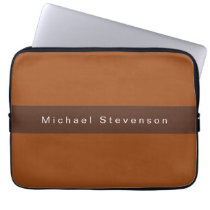 Housse Pour Ordinateur Portable Moderne moderne tendance Brown professionnel