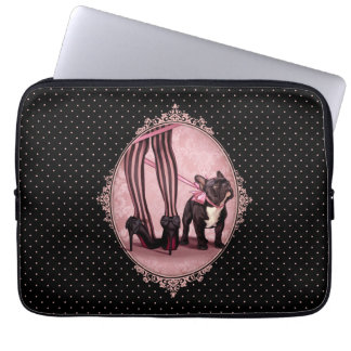 Housse Pour Ordinateur Portable Mon bouledogue français