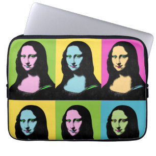 Housse Pour Ordinateur Portable Mona Lisa - Style Pop Art
