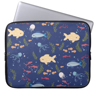 Housse Pour Ordinateur Portable Monde sous-marin
