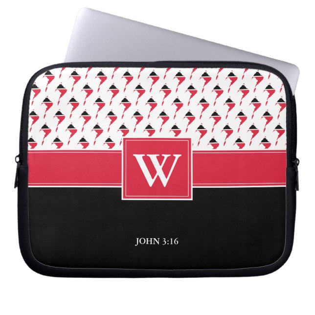 Housse Pour Ordinateur Portable Monogramme de Christian TRINIDAD TOBAGO (Devant)