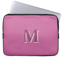 monogramme rose vif