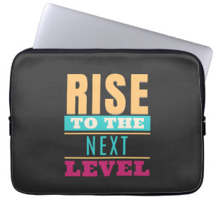 Housse Pour Ordinateur Portable Monter Au Niveau Suivant Motivation De Citation In