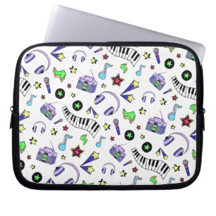 Housse Pour Ordinateur Portable Montez la musique