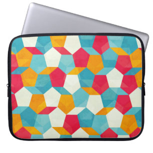 Housse Pour Ordinateur Portable mosaïque colorée sans couture motif