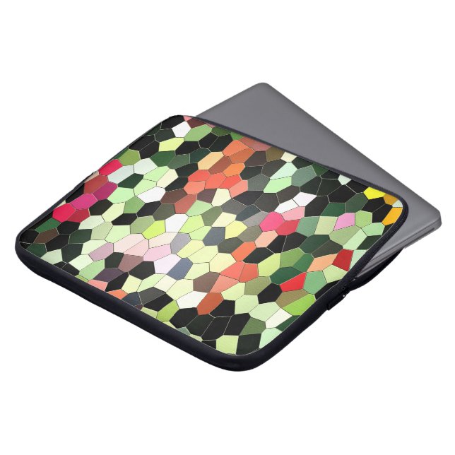 Housse Pour Ordinateur Portable Mosaïquement amusant...... (Devant haut)