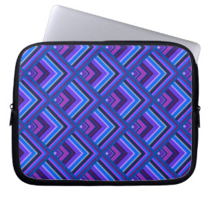 Housse Pour Ordinateur Portable Motif à échelle Bleu et violet