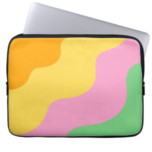 Housse Pour Ordinateur Portable Motif Abstrait Pastel