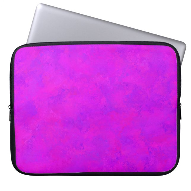 Housse Pour Ordinateur Portable Motif Abstrait rose pourpre (Devant)