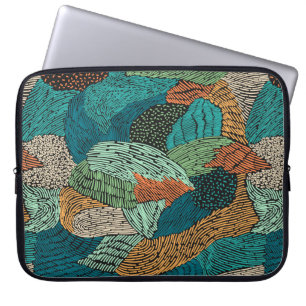 Housse Pour Ordinateur Portable motif Abstrait sans soudure. Grunge design