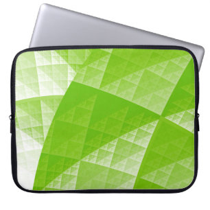 Housse Pour Ordinateur Portable Motif abstrait verdoyant