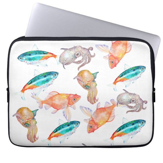 Housse Pour Ordinateur Portable Motif animal marin (Devant)