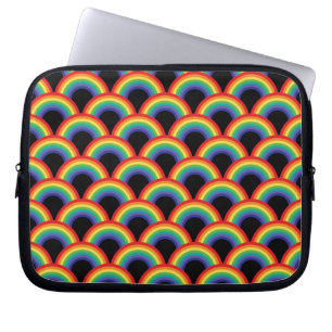 Housse Pour Ordinateur Portable Motif arc-en-ciel coloré