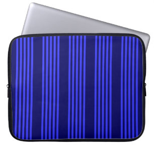 Housse Pour Ordinateur Portable Motif bleu cinq bandes