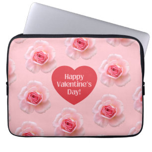 Housse Pour Ordinateur Portable Motif Bonne Saint Valentin 2023 Arrière - plan