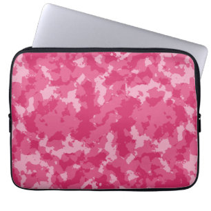 Housse Pour Ordinateur Portable Motif Camo rose