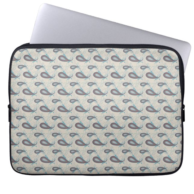 Housse Pour Ordinateur Portable Motif Champagne Paisley (Devant)