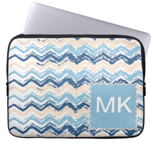 Housse Pour Ordinateur Portable Motif Chevron de l'océan Pacifique