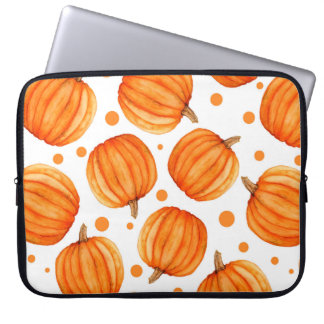 Housse Pour Ordinateur Portable Motif citrouille transparent