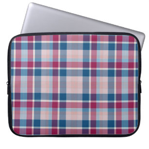 Housse Pour Ordinateur Portable Motif classique bleu rouge