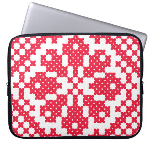 Housse Pour Ordinateur Portable Motif croix rouge