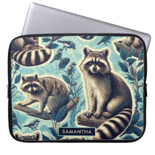 Housse Pour Ordinateur Portable Motif Cute Racoon