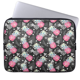 Housse Pour Ordinateur Portable Motif d'ananas triangulaire texturé