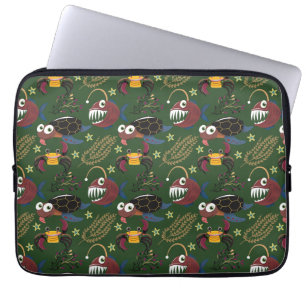 Housse Pour Ordinateur Portable Motif d'animaux aquatiques vie sous-marine en me