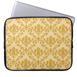 Housse Pour Ordinateur Portable Motif d'arrière-plan Damask transparent, abstrait,