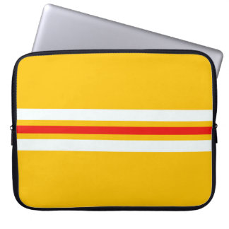 Housse Pour Ordinateur Portable Motif de bandes rétro rayées