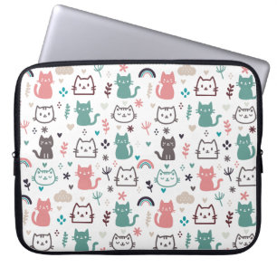 Housse Pour Ordinateur Portable Motif de chats mignons