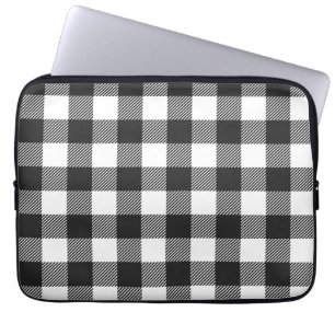 Housse Pour Ordinateur Portable Motif de contrôle du bison noir