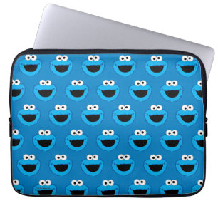Housse Pour Ordinateur Portable Motif de Cookie Monster souriant