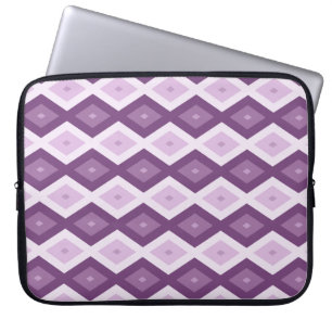 Housse Pour Ordinateur Portable Motif de diamant violet