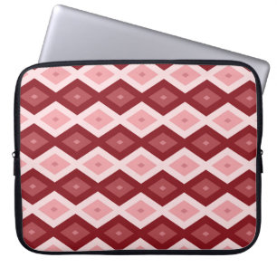 Housse Pour Ordinateur Portable Motif de diamants rouges