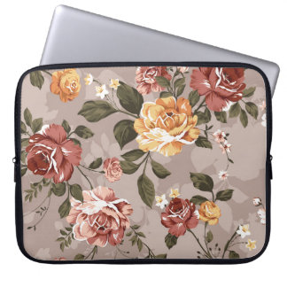 Housse Pour Ordinateur Portable motif de fleurs design textile illustration textil