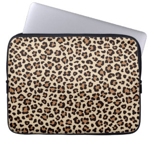 Housse Pour Ordinateur Portable Motif de fourrure léopard