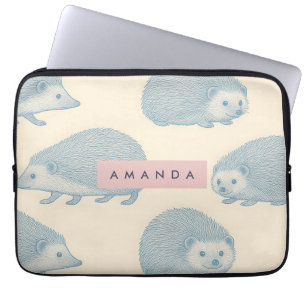 Housse Pour Ordinateur Portable Motif de hérisson charmant personnalisé