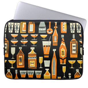 Housse Pour Ordinateur Portable Motif de la vie nocturne moderne du milieu du sièc
