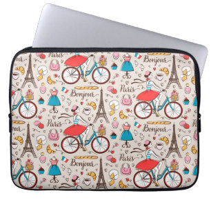 Housse Pour Ordinateur Portable Motif de Paris France
