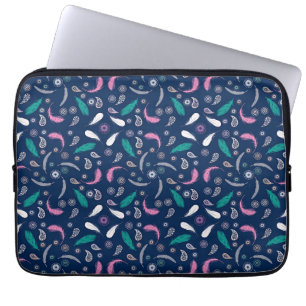 Housse Pour Ordinateur Portable motif de plumes de style de boho