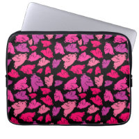 Motif de porc rose