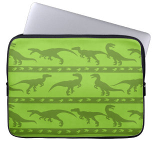Housse Pour Ordinateur Portable Motif de Raptor Vert