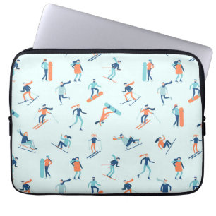 Housse Pour Ordinateur Portable Motif de sports d'hiver