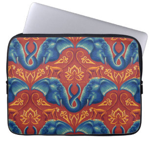 Housse Pour Ordinateur Portable Motif de tapisserie Safari - Le Lotus Blanc