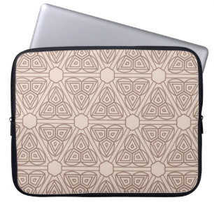Housse Pour Ordinateur Portable motif décoratif géométrique sans couture. illustra