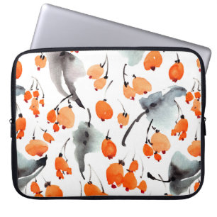 Housse Pour Ordinateur Portable Motif des baies d'aquarelle et de l'illustration f